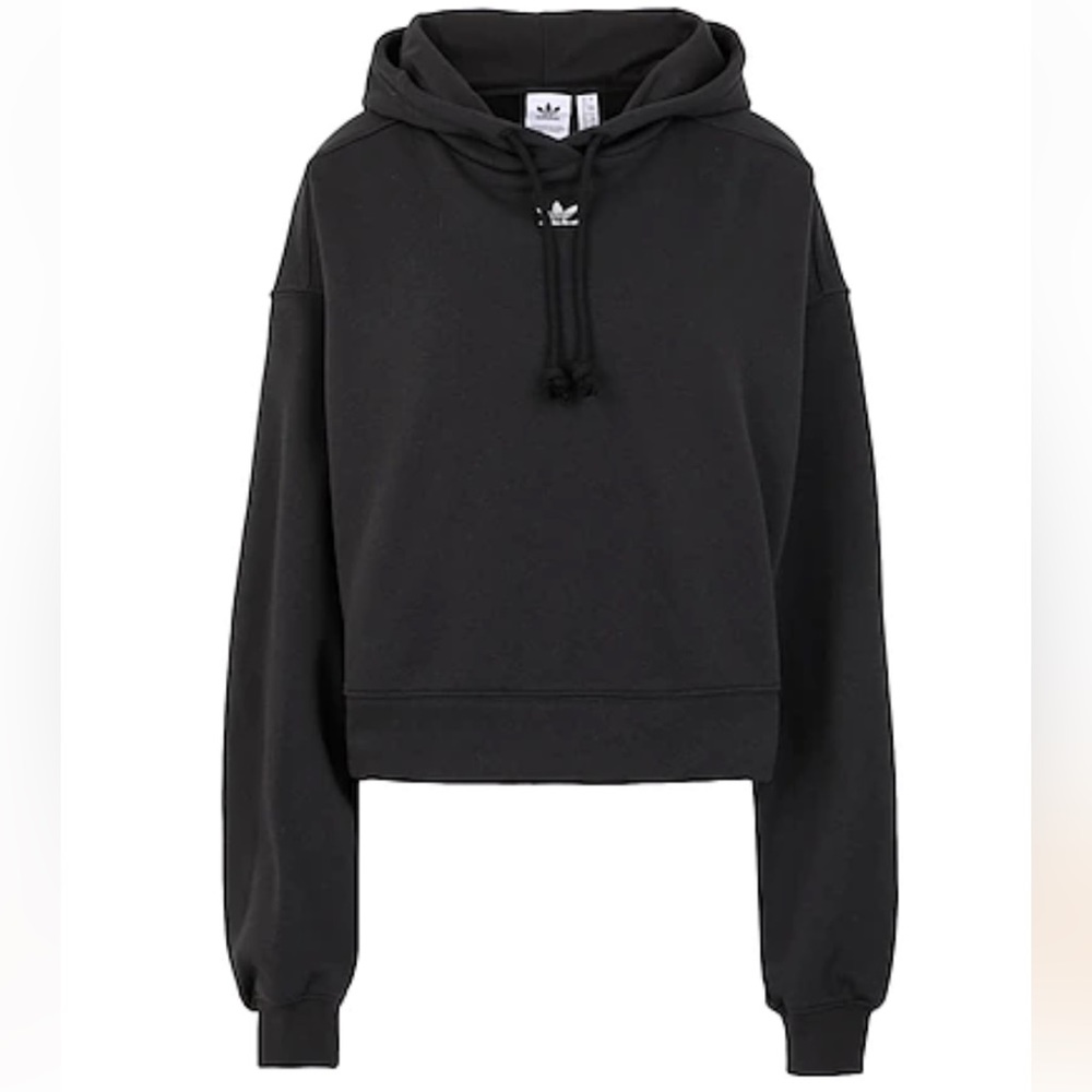 Adidas slightly cropped hoodie